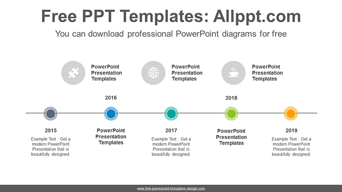 Simple Point Powerpoint Diagram Template