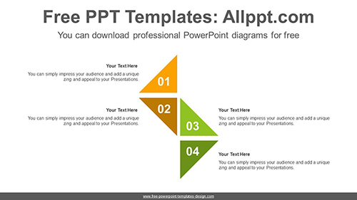 Symmetric triangle PowerPoint Diagram Template-list image