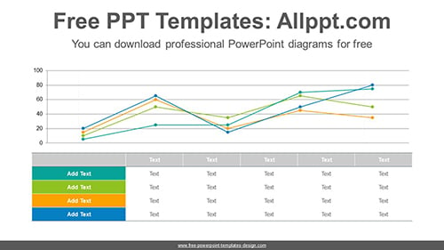 Table line chart PowerPoint Diagram Template-list image