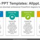 Vertical carded banner PowerPoint Diagram Template-list image