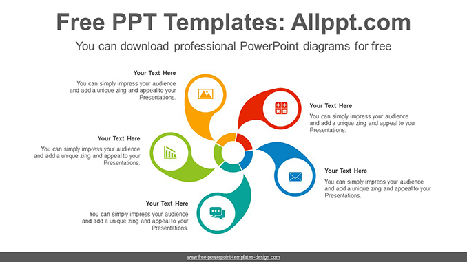 Wheel Cycle Powerpoint Diagram Template