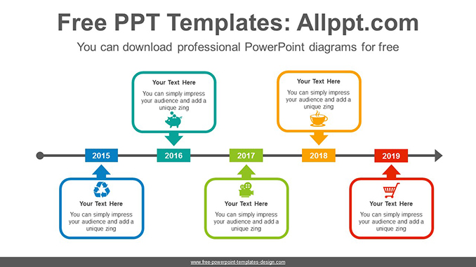 Arrow across rectangular PowerPoint Diagram Template-post image