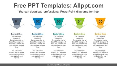 Arrow highlight PowerPoint Diagram Template-list image