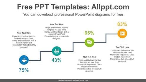 Cascading circle PowerPoint Diagram Template-list image
