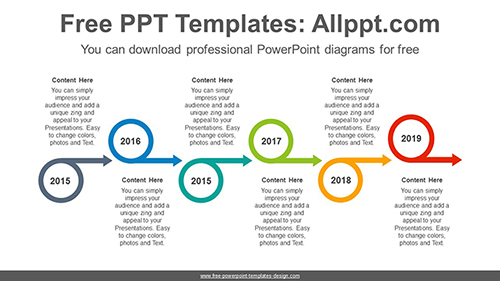 Circle arrows PowerPoint Diagram Template-list image