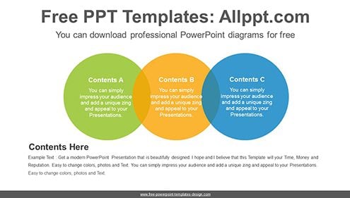 Colorful circle banner PowerPoint Diagram Template-list image
