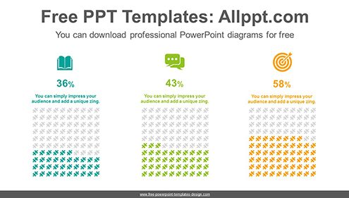 Equalizer puzzle charts PowerPoint Diagram Template-list image