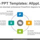 Four radial square PowerPoint Diagram Template-list image