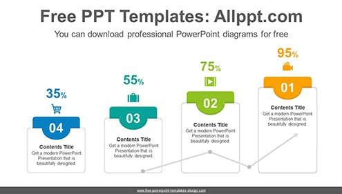 Pocket card banner PowerPoint Diagram Template-list image