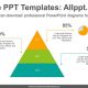 Pyramid pie chart PowerPoint Diagram Template-list image