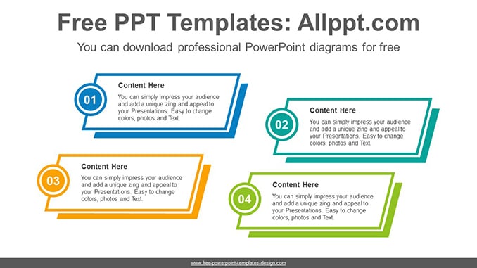 Rectangular Banner Powerpoint Diagram Template