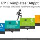 Rectangular banner stairs PowerPoint Diagram Template-list image
