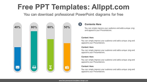Test tube bar chart PowerPoint Diagram Template-list image