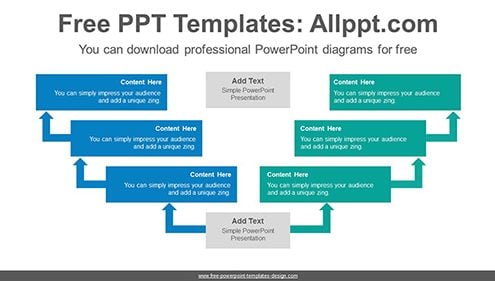 Text box arrows PowerPoint Diagram Template-list image