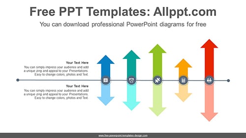 Up-down arrow PowerPoint Diagram Template-list image