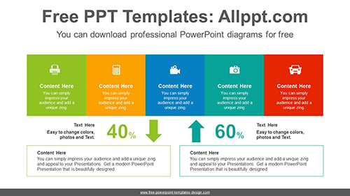 Up-down comparison PowerPoint Diagram Template-list image