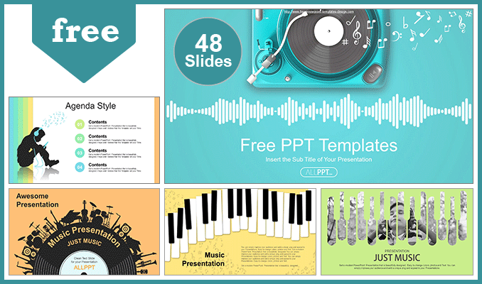 Creative-Music-Concept-PowerPoint-Templates-Features