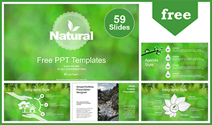 Natural-Green-Background-PowerPoint-Templates-List-Image