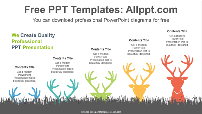 Change-deer-antlers-PowerPoint-Diagram-Template-post-image