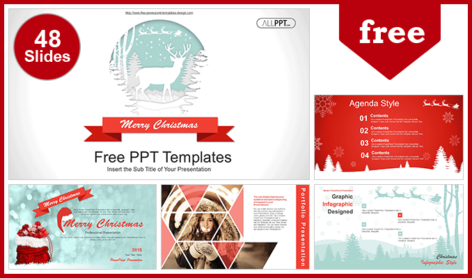 Powerpoint Christmas Card Template from www.free-powerpoint-templates-design.com