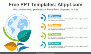 Globe-plants-doughnut-charts-PowerPoint-Diagram-Template-list-image