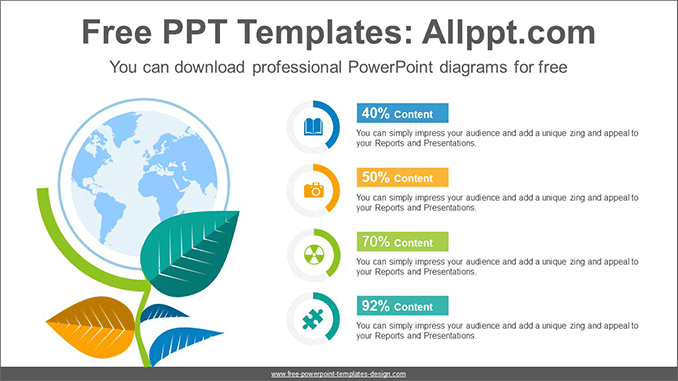 Globe-plants-doughnut-charts-PowerPoint-Diagram-Template-post-image