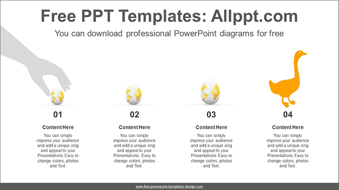 Golden Egg Progress Powerpoint Diagram Template Golden Egg Progress Powerpoint Diagram Template