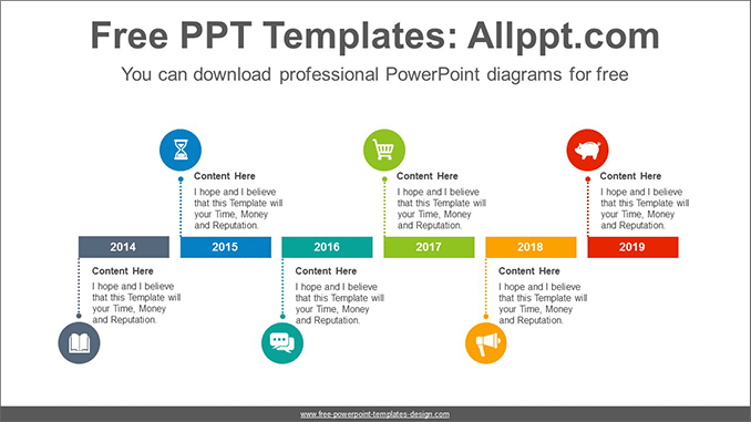 Timeline Ppt Template Free from www.free-powerpoint-templates-design.com