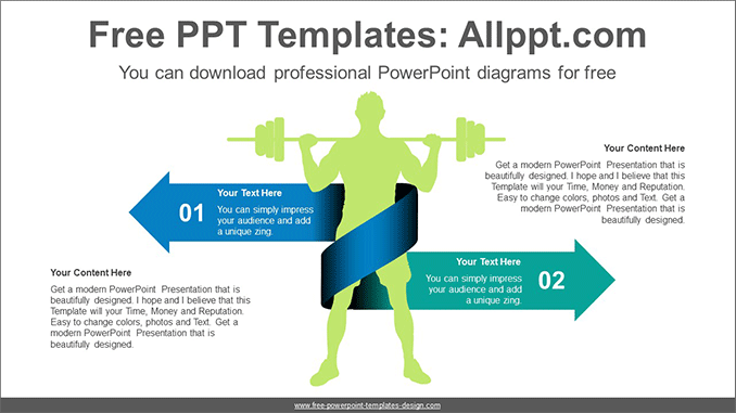 Opposite-ribbon-arrow--PowerPoint-Diagram-Template-post-image