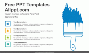 Paint-brush-list-PowerPoint-Diagram-Template-list-image