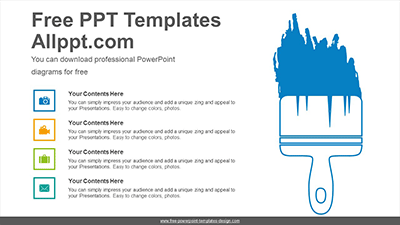 Paint-brush-list-PowerPoint-Diagram-Template-list-image