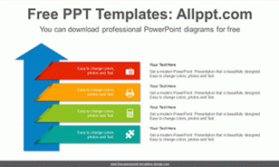 Rising-arrow-banners-PowerPoint-Diagram-Template-list-image