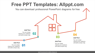 Rising-line-house-PowerPoint-Diagram-Template-list-image