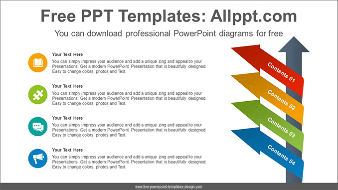 Rising-ribbon-arrow-PowerPoint-Diagram-Template-post-image