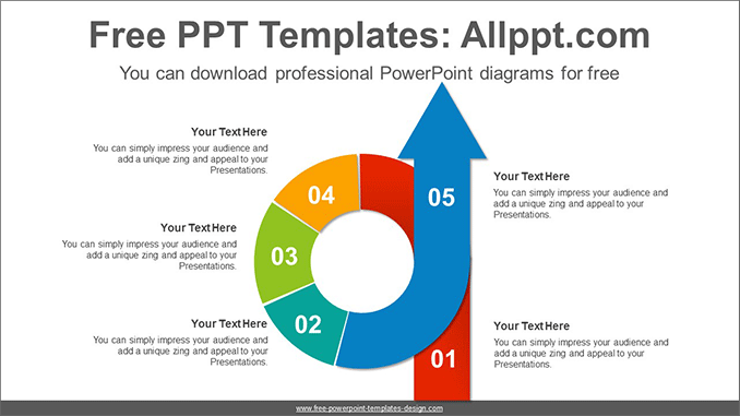 Rotation-rising-arrow-PowerPoint-Diagram-Template-post-image