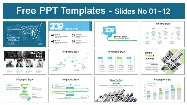 Business Model Template Free from www.free-powerpoint-templates-design.com