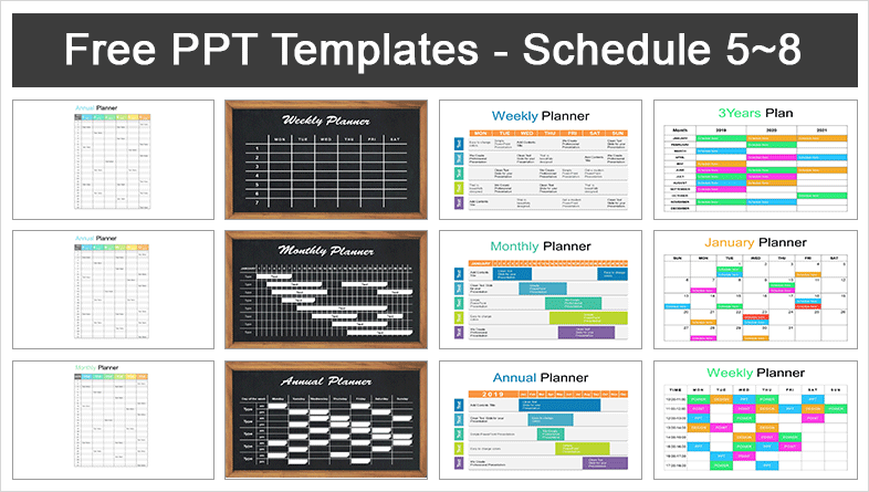 2019 Business Planner PowerPoint Templates Screenshot (2)