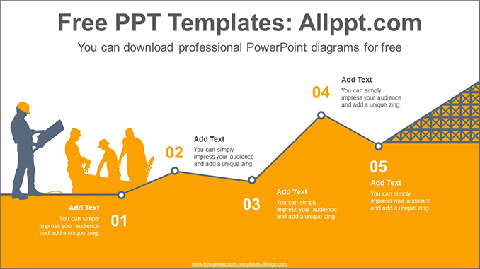 Construction-rising-chart-PowerPoint-Diagram-Template-post-image