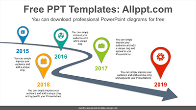Curved-arrow-placemark-PowerPoint-Diagram-Template-list-image