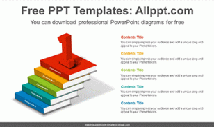 Number-one-book-stairs-PowerPoint-Diagram-Template-list-image