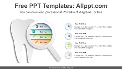 Tooth-magnifier-PowerPoint-Diagram-Template-list-imageTooth-magnifier-PowerPoint-Diagram-Template-list-image