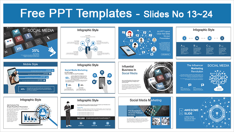 Social Media Marketing Powerpoint Templates For Free