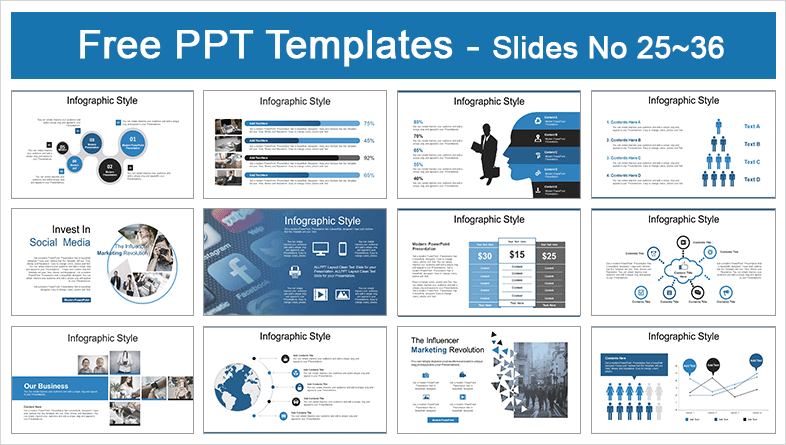 Social Media Marketing PowerPoint Templates for Free
