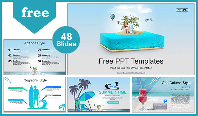 Travel And Vacation Powerpoint Templates For Free