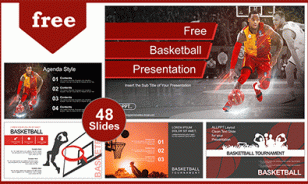 Professional-Basketball- Player-Sports-PowerPoint-Templates-List