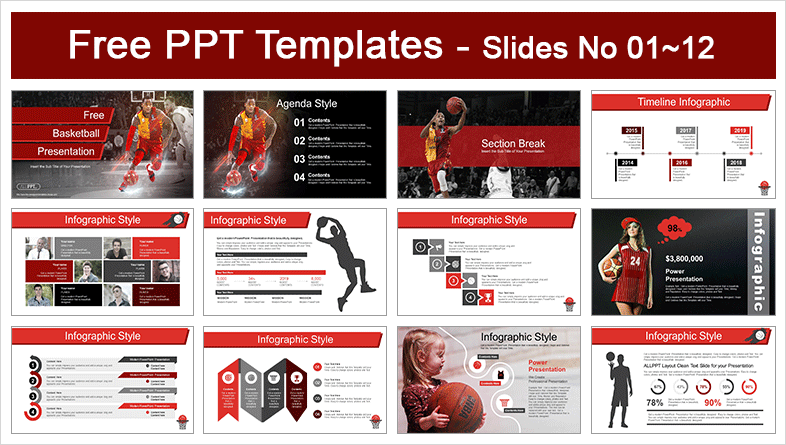 Professional-Basketball- Player-Sports-PowerPoint-Templates-preview-01
