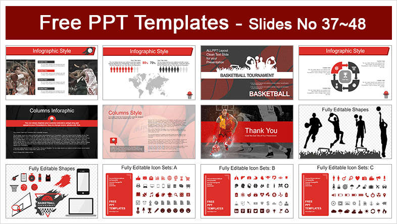 Professional-Basketball- Player-Sports-PowerPoint-Templates-preview-04