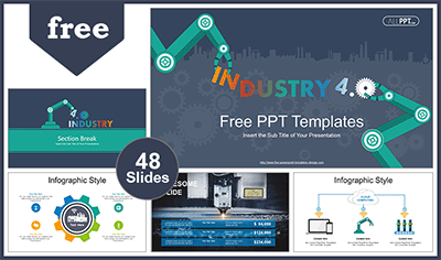 Industry 4 0 Revolution Powerpoint Templates For Free