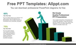 3D Square Pillar PowerPoint Diagram-list image
