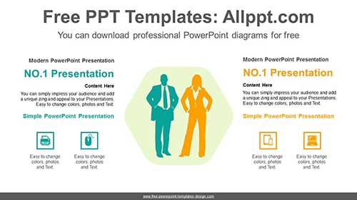 Business People PowerPoint Diagram-list image